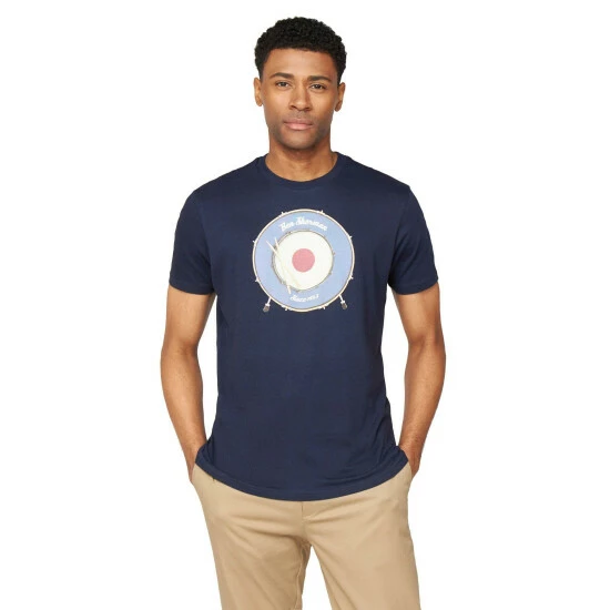 Ben Sherman Drum Target T-Shirt For Male 1 Ben Sherman Drum Target T-Shirt For Male