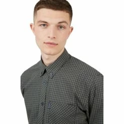 Ben Sherman Long Sleeve Gingham Shirt For Male -Cheap Ben Sherman Store unnamed file 2153
