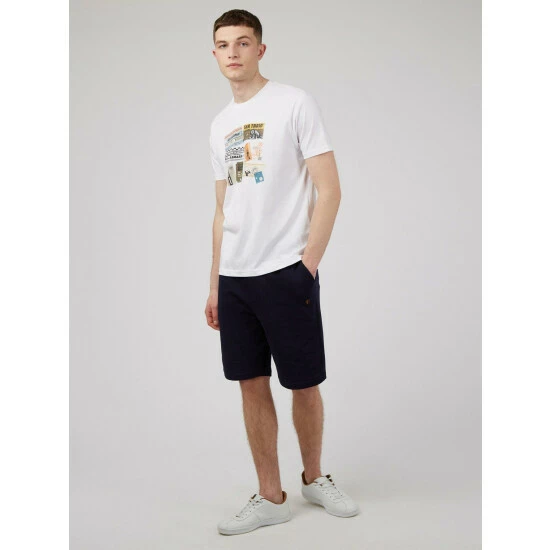 Ben Sherman Train Tickets Print Tee For Male 2 Ben Sherman Train Tickets Print Tee For Male - Image 2