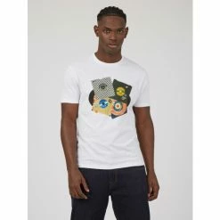 Ben Sherman 45 Records Print Tee For Male