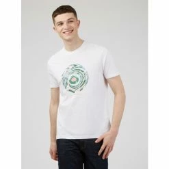 Ben Sherman Trippy Target Print Tee For Male