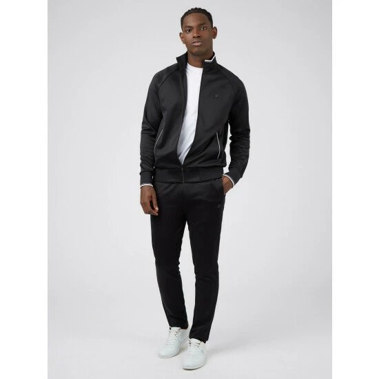 Ben Sherman Zip Through Tricot Track Top For Male 2 Ben Sherman Zip Through Tricot Track Top For Male - Image 2