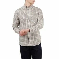 Ben Sherman Long Sleeve Oxford Check Shirt For Male -Cheap Ben Sherman Store unnamed file 2301