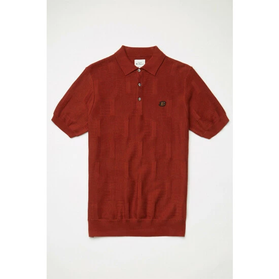 Ben Sherman All Over Textured Polo For Male 4 Ben Sherman All Over Textured Polo For Male - Image 4