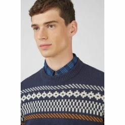 Ben Sherman Fairisle Crew For Male -Cheap Ben Sherman Store unnamed file 237