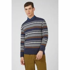 Ben Sherman Fairisle Crew For Male -Cheap Ben Sherman Store unnamed file 239