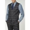 Ben Sherman Brushed Check Waistcoat For Male