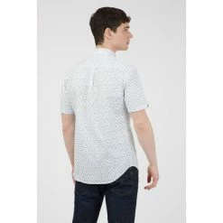 Ben Sherman Short Sleeve Micro Print Shirt For Male -Cheap Ben Sherman Store unnamed file 519