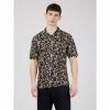 Ben Sherman Abstract Floral Print Shirt For Male