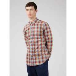 Ben Sherman Frame Check Shirt For Male -Cheap Ben Sherman Store unnamed file 673
