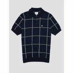 Ben Sherman Jacquard Check Polo For Male -Cheap Ben Sherman Store unnamed file 691