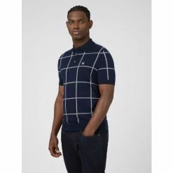 Ben Sherman Jacquard Check Polo For Male -Cheap Ben Sherman Store unnamed file 693