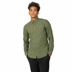 Ben Sherman Long Sleeve Organic Cotton Oxford Shirt For Male -Cheap Ben Sherman Store unnamed file 722