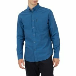 Ben Sherman Long Sleeve Organic Cotton Oxford Shirt For Male -Cheap Ben Sherman Store unnamed file 729
