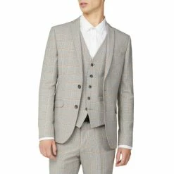 Ben Sherman Prince Of Wales Check Skinny Fit Suit For Male -Cheap Ben Sherman Store unnamed file 802