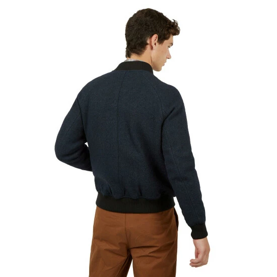Ben Sherman Wool-blend Bomber Jacket For Male 3 Ben Sherman Wool-blend Bomber Jacket For Male - Image 3