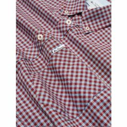 Ben Sherman Long Sleeve Gingham Check Shirt For Male -Cheap Ben Sherman Store unnamed file 982