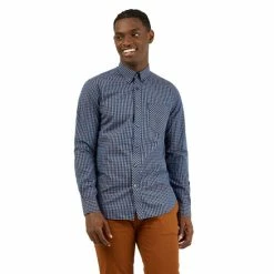 Ben Sherman Long Sleeve Gingham Check Shirt For Male -Cheap Ben Sherman Store unnamed file 987