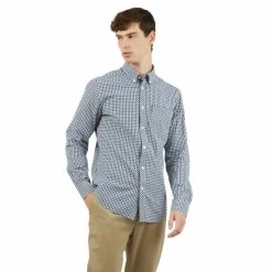 Ben Sherman Long Sleeve Gingham Check Shirt For Male -Cheap Ben Sherman Store unnamed file 988